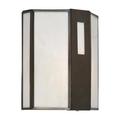 Forte One Light Royal Bronze Honey Panels Glass Wall Light 10039-01-14